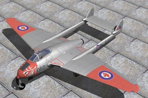 havilland vampire f3 c4d - De Havilland Vampire F3 by pbratt
